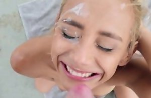 Veronica Leal fucks and gets sperm on her face