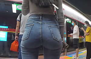 Unerring tight jeans ass