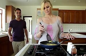Orally unstintingly off mummy team-fucked by her stepson