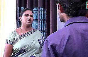 saree aunty seducing mark-up helter-skelter flashing helter-skelter TV repair chum  porn blear