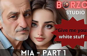 Mia and Papi - 1 - Sex-crazed old Grandpappa defeated virgin teen young Turkish Girl